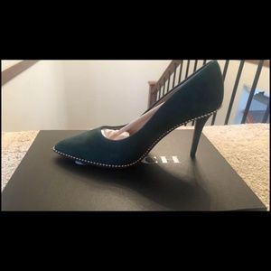 New Coach emerald green pumps